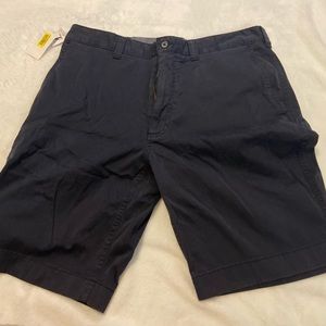 Never Worn Before Flat Front Navy Blue Shorts